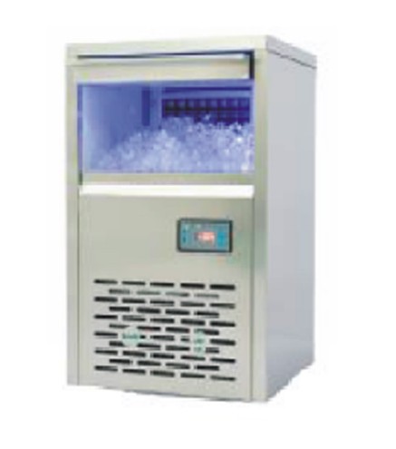 Máquina De Hielo Cuadrado Por Aire 190W INOX 304 40KG/24H CE 375*415*615MM Capacidad 10KG
