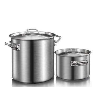Olla Sopa Inox (20L/50L/98L) Ø30/40/50 CM Inducción/Fuego