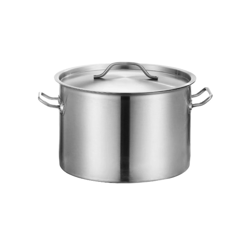 Olla Sopa Con Tapa 20L Ø30cm Inox 304 Inducción/Fuego Olla Sopa Con Tapa 20L Ø30cm Inox 304 Inducción/Fuego