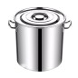 Olla Sopa Con Tapa 20L Ø30cm Inox 304 (Fuego) Olla Sopa Con Tapa 20L Ø30cm Inox 304 (Fuego)