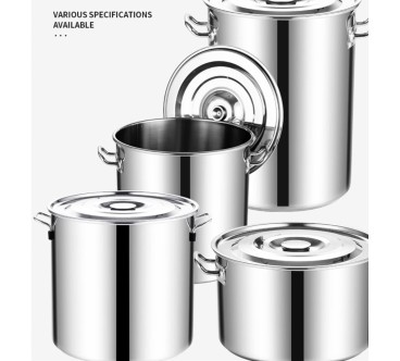 Olla Sopa Con Tapa 160L Ø60cm Inox 304 (Solo Fuego)