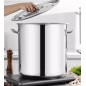 Olla Sopa Con Tapa 140L Ø50cm Inox 304 (Solo Fuego) Olla Sopa Con Tapa 140L Ø50cm Inox 304 (Solo Fuego)
