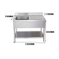 Fregadero De Acero Inoxidable 1000*700*850+100MM Fregadero De Acero Inoxidable 1000*700*850+100MM