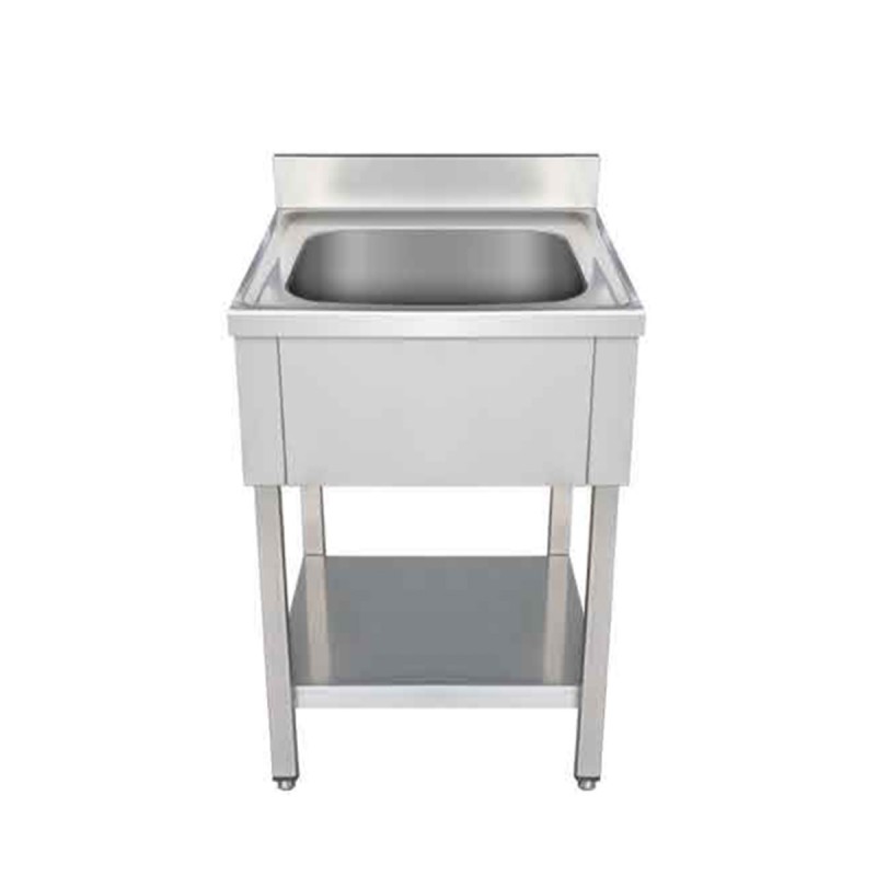 Fregadero Acero Inox 600*600*850+100MM