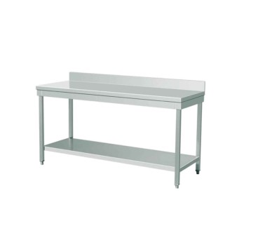 Mesa Trabajo Inox Doble Capa (60/80/100/120x60x85 +10 CM)