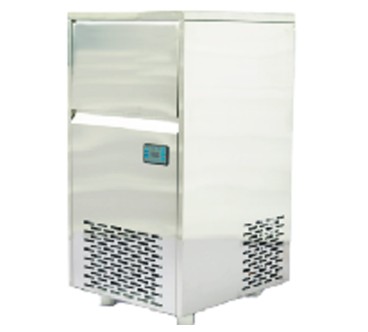 Máquina Hielo Picado De Aire 450W INOX 304 80KG/24H CE 500*620*880MM Capacidad 25KG