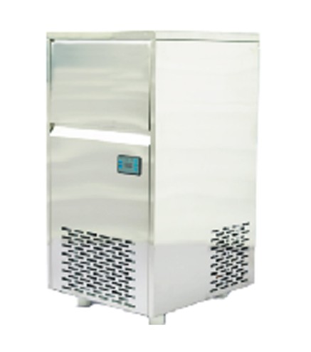 Máquina Hielo Picado De Aire 450W INOX 304 80KG/24H CE 500*620*880MM Capacidad 25KG