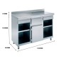 Mesa cafetero Inox 1495*600*1040MM Mesa cafetero Inox 1495*600*1040MM
