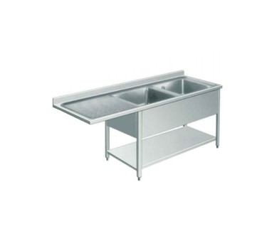 Fregadero Inox 1 Seno 1600x700x950MM (Izquierda/Derecha)
