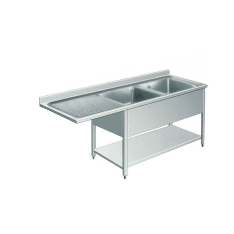 Fregadero Inox 1 Seno 1600x700x950MM (Izquierda/Derecha) Fregadero Inox 1 Seno 1600x700x950MM (Izquierda/Derecha)