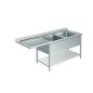 Fregadero Inox 1 Seno 1600x700x950MM (Izquierda/Derecha) Fregadero Inox 1 Seno 1600x700x950MM (Izquierda/Derecha)