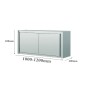 Gabinete Pared Acero Inox (100/120)x40x65cm Gabinete Pared Acero Inox (100/120)x40x65cm