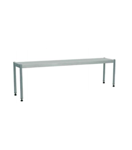 Estantería Central Inox Doble Capa (100/140/180)x35x70cm