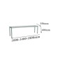 Estantería Central Inox Doble Capa (100/140/180)x35x70cm Estantería Central Inox Doble Capa (100/140/180)x35x70cm
