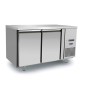 Mesa Refrigerada Acero Inox Ventilada Con 2 Puertas - Capacidad 240L -2°/+8°C 1360X600X850MM Mesa Refrigerada Acero Inox Ventilada Con 2 Puertas - Capacidad 240L -2°/+8°C 1360X600X850MM