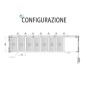 Vitrina Fría Superior 7xGN1/3 56 Litros 1605x335x460MM Vitrina Fría Superior 7xGN1/3 56 Litros 1605x335x460MM
