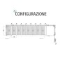 Vitrina Fría Superior 8xGN1/3 1805X335X460MM 56 Litros Vitrina Fría Superior 8xGN1/3 1805X335X460MM 56 Litros