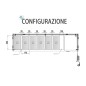 Vitrina Fría Superior 6xGN1/3 1505x335x460MM 56 Litros Vitrina Fría Superior 6xGN1/3 1505x335x460MM 56 Litros