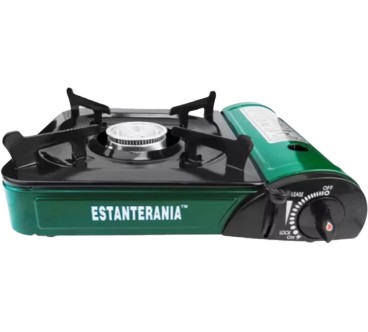 Cocina Gas Cartucho Camping Hornillo (Verde/Amarillo/Negro/Rojo)