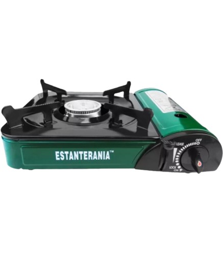 Cocina Gas Cartucho Camping Hornillo (Verde/Amarillo/Negro/Rojo)