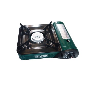 Cocina Gas Cartucho Camping (Verde/Amarillo)