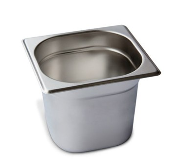 Cubeta GN 1/6 Inox 201 (65/100/150/200mm) Lisa