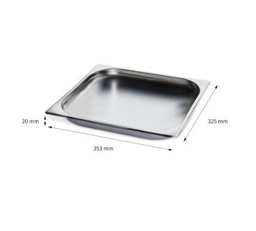 Cubeta GN 2/3 Inox 201 (20/40/65/100/150/200mm)