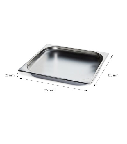Cubeta GN 2/3 Inox 201 (20/40/65/100/150/200mm)