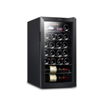 Enfriador De Vino Para  22 Botellas 5℃~22℃, 62L, 620 X 650 X 720Mm Con Puerta De Cristal