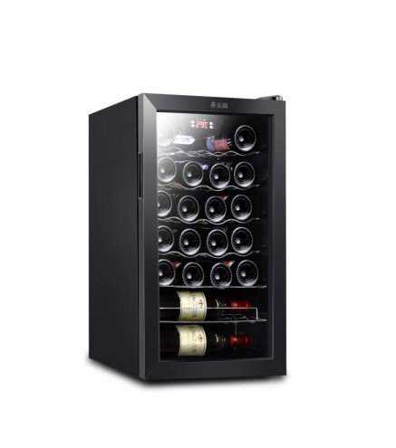 Enfriador De Vino Para  22 Botellas 5℃~22℃, 62L, 620 X 650 X 720Mm Con Puerta De Cristal