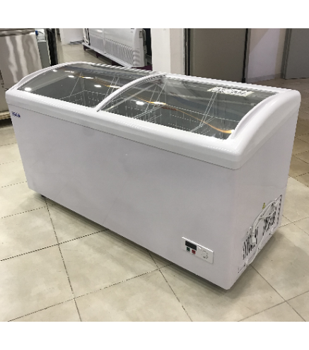 Congelador/Refrigerador Dual Deslizante Con Cristal Curvado, -35℃ ~ 8℃ 256L / 396L / 516L