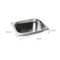 Cubeta GN 1/2 Inox 201 (20/40/65/100/150/200mm) Lisa Cubeta GN 1/2 Inox 201 (20/40/65/100/150/200mm) Lisa