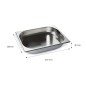 Cubeta GN 1/2 Inox 201 (20/40/65/100/150/200mm) Lisa Cubeta GN 1/2 Inox 201 (20/40/65/100/150/200mm) Lisa