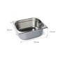 Cubeta GN 1/2 Inox 201 (20/40/65/100/150/200mm) Lisa Cubeta GN 1/2 Inox 201 (20/40/65/100/150/200mm) Lisa