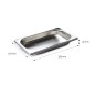 Cubeta GN 1/4 Inox 201 (20/40/65/100/150/200mm) Lisa Cubeta GN 1/4 Inox 201 (20/40/65/100/150/200mm) Lisa