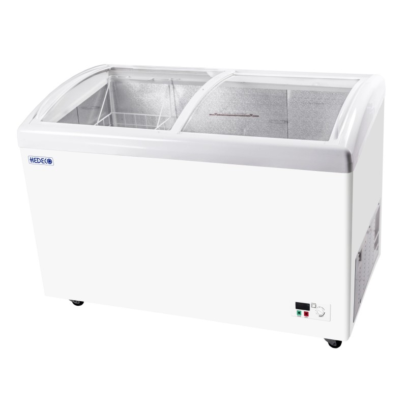 Congelador/ Refrigerador Dual Horizontal Curvo Tapa Cristal -35°C/+8°C 256L / 396L / 516L Congelador/ Refrigerador Dual Horizontal Curvo Tapa Cristal -35°C/+8°C 256L / 396L / 516L