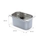Cubeta GN 1/4 Inox 201 (20/40/65/100/150/200mm) Lisa Cubeta GN 1/4 Inox 201 (20/40/65/100/150/200mm) Lisa