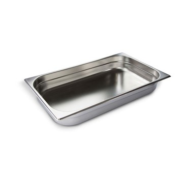 Cubeta GN 1/1 Inox 201 (20/40/65/100/150/200mm) Lisa