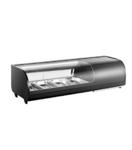 Vitrina Refrigerada Para Sushi o Tapas 2-10°C 230W 52L 5*1/3Gn 1324*406*316MM