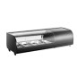 Vitrina Refrigerada Para Sushi o Tapas 2-10°C 230W 52L 5*1/3Gn 1324*406*316MM Vitrina Refrigerada Para Sushi o Tapas 2-10°C 230W 52L 5*1/3Gn 1324*406*316MM