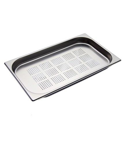 Cubeta Perforada GN 1/1 Inox 201 (20/40/65/100/150/200mm)