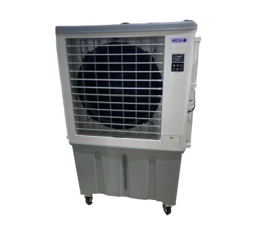 Climatizador Evaporativo Industrial 120L | 150m² | Portátil con Ruedas | Ecológico