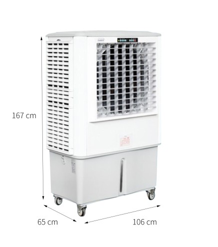 Climatizador Evaporativo Industrial 175L | 300m² | 18000㎥/h | Ecológico  Resumen