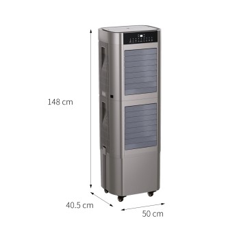 Climatizador Evaporativo Industrial 30m² | 10000㎥/h | Ecológico