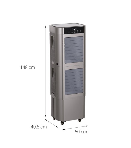 Climatizador Evaporativo Industrial 30m² | 10000㎥/h | Ecológico