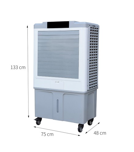 Climatizador Evaporativo Industrial 110L | 200m² | 13000㎥/h | Ecológico