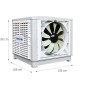 Climatizador Evaporativo Industrial 9 Aspas | 500m² | 18000㎥/h Climatizador Evaporativo Industrial 9 Aspas | 500m² | 18000㎥/h