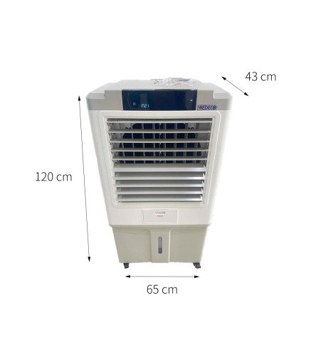 Enfriador Evaporativo Comercial 80L | 80m² | 9000㎥/h | Bajo Consumo