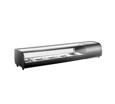 Vitrina Refrigerada Para Sushi o Tapas 2-10°C 230W 132L  5*1/2Gn 1771*406*316MM