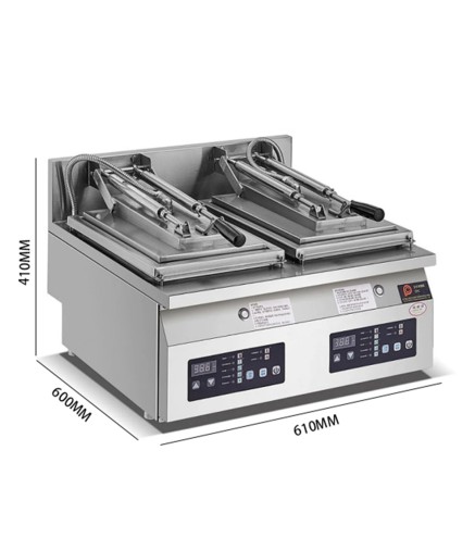 Freidora Auto Dumplings Doble Cabezal 61x60x41cm